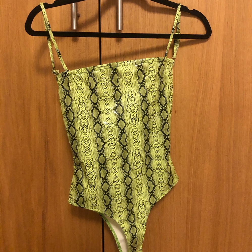 NEON SNAKE SKIN BODYSUIT